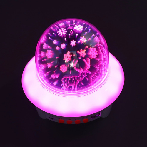 Bocina De Luz Nocturna Función De Música Rgb Usb Recargable