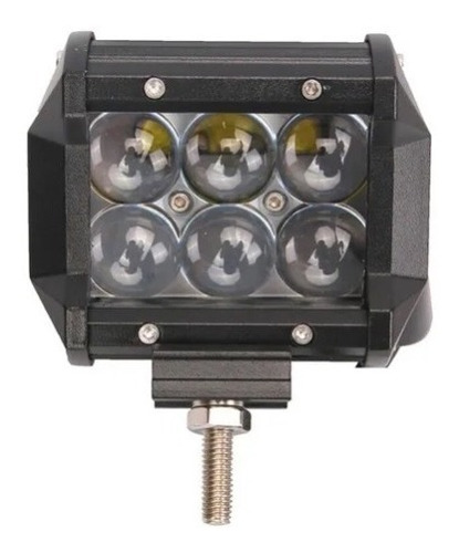 Faros Led 18w Spot Epistar Con Lupa 4k 6 Led 9cm