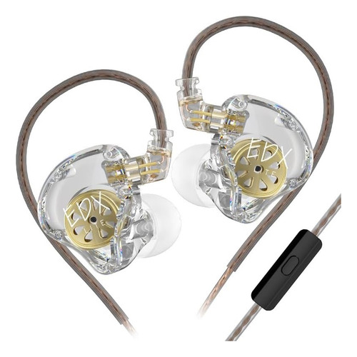 Kz Edx Lite Auriculares In Ear Monitores Hifi Con Microfono