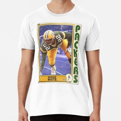 Remera Tarjeta Coleccionable Retro Green Bay Packers Reggie 