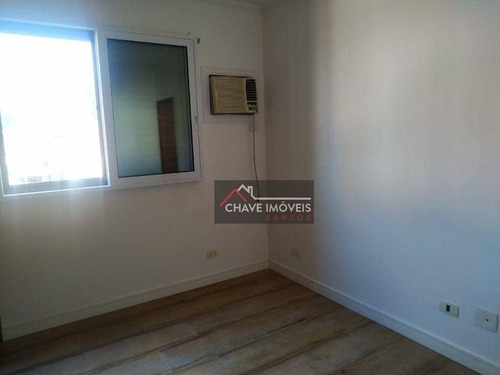 Imagem 30 de 30 de Apartamento Com 3 Dormitórios 1 Suíte, 2 Vagas, À Venda, 113 M² Por R$ 530.000 - Marapé - Santos/sp - Ap3039