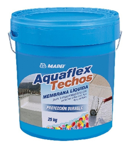 Membrana Liquida  Aquaflex Techos  Blanco 20 Kg Mapei Moidom