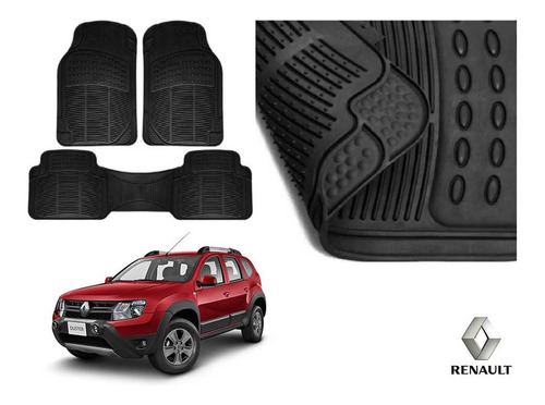 Tapetes Uso Rudo Renault Duster 2019 Rubber Black Original