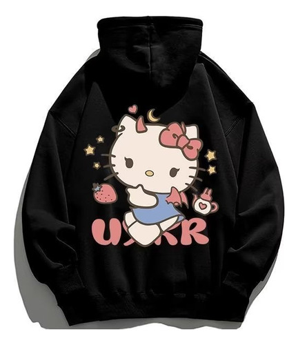 Sudadera Con Estampado Digital Creativo Hello Kitty Cat