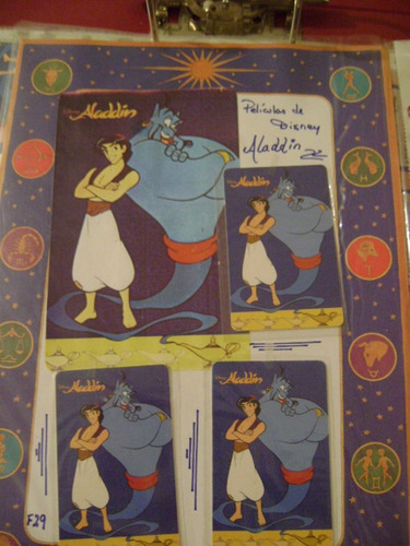 Tarjetatelefonica Disney Aladino 2 Con Blister Serie F29 Gp1