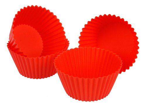 Molde Muffins Cupcakes X4 Silicona 8,5cm Pettish Online Vc