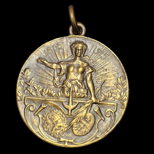 Medalla Corrientes Honor A Los Caidos  Año 1915  - 1112