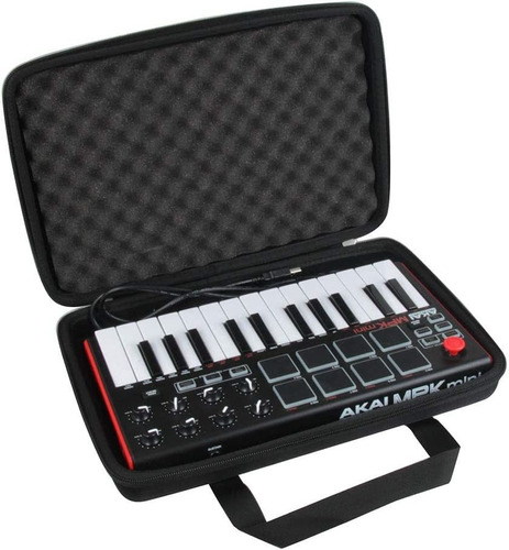 Estuche Rígido De Viaje Para Teclado Midi Usb Portáti...