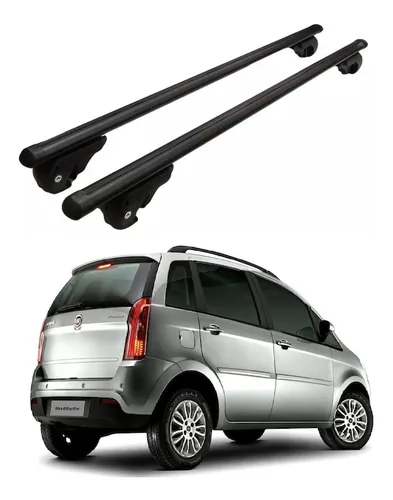 comprar Barras Porta Equipaje Fiat Idea C\u002Fbarras Con Llave Gris Alum