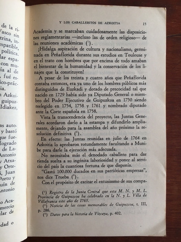 El Conde De Peña Florida Y Los Caballeritos Azkoitia