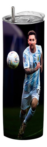 Termo Skinny Café 20 Oz - Lionel Messi Argentina #79