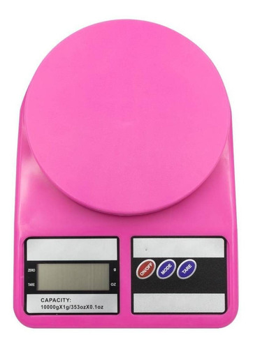 Báscula de cocina digital Queen Sense HBE004 pesa hasta 10kg rosa