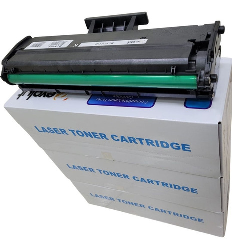 3x Toner Para Samsung M2020 M2070w D111 Mlt-111s Compativel Tinta Preto