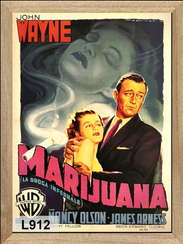 Marijuana , Cuadro, Poster, Cine , Pelicula      L912