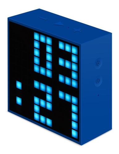 Parlante Portatil Divoom Bluetooth Timebox-Mini Led Color Azul