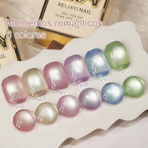 Goodset De 6 Gels Magnéticos Para Uñas Xeijayi Xk202-90 Mult