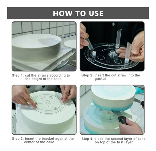 Kit De Apilado De Tartas Para Soporte De Tartas En Niveles