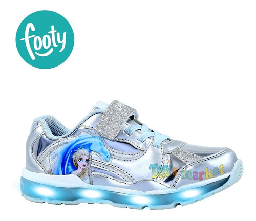 Zapatilla Con Luces Frozen Peppa Paw O Cars Disney Footy