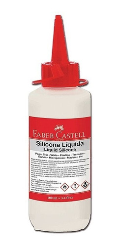 Pegante Faber Castell Silicona Liquida 100 Ml 