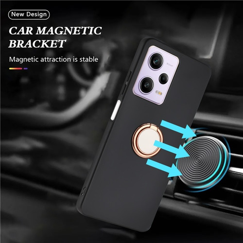 Funda Para Xiaomi 14t Pro/poco M4 5g, Con Anillo Soporte