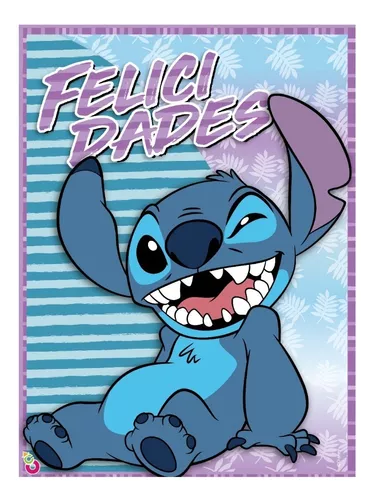  Stitch - Cartel de decoración de primer cumpleaños