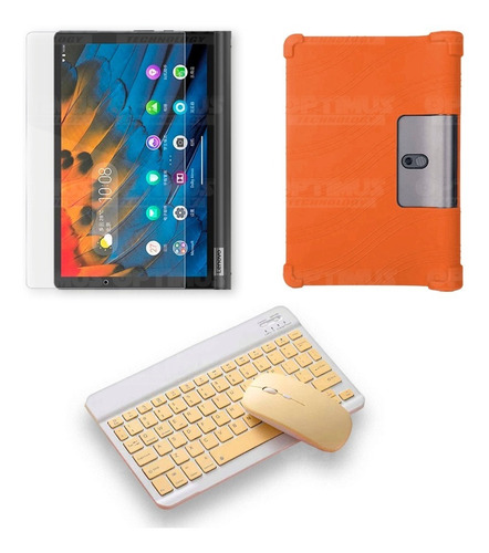 Vidrio + Estuche Antigolpes + Teclado Lenovo Yoga Smart Yt-x