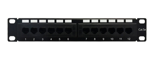 Patch Panel Cat5e 12 Puertos 1ur Ens-pa1210p5e Enson