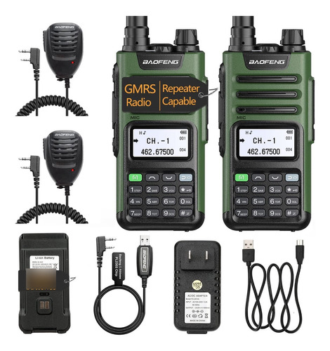 Baofeng Gm-15 Pro Gmrs Radio Walkie Talkie Largo Alcance Etc