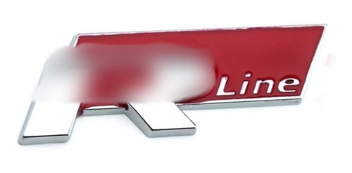 Emblema Adherible Compatible Con La Marca R Line Largo