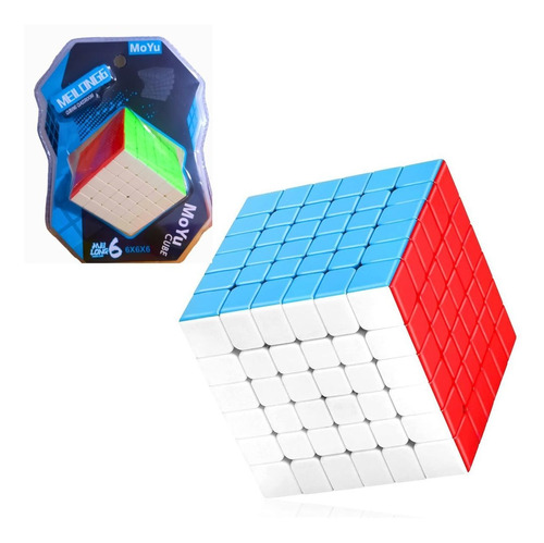 Imagen 1 de 10 de Cubo Magico Rubik Moyu Meilong 6x6x6 Rapido Profesional