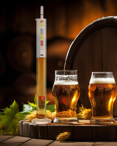 Hidrómetro Elaboración De Vino, Hidrómetro De Triple...