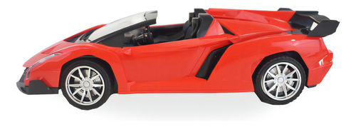 Auto Descapotable Radio Control Escala 1:18 Ck Color Rojo