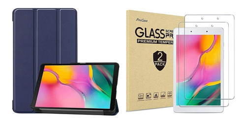 Funda De Galaxy Tab A 8.0 2019 Procase +  2 Vidrio Templado