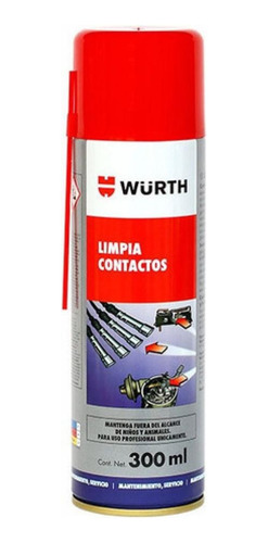 Limpiador De Contactos Electrónicos Wurth 300ml