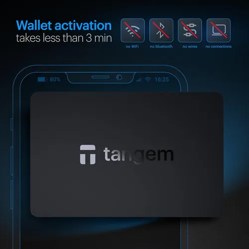 Wallet Fria Tangem X3 Cartera Criptográfica Segura 2025