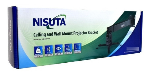 Imagen 6 de 8 de Soporte Proyector Iofi Para Techo O Pared Universal Nisuta