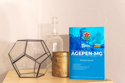 Kit Apostila + Caderno De Testes Agepen Mg - Policial Penal