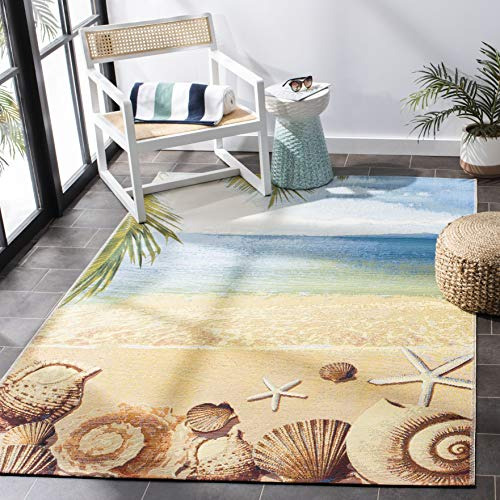 Alfombra De Colección Barbados, 5'3  X 7'6 , Dorado Y ...