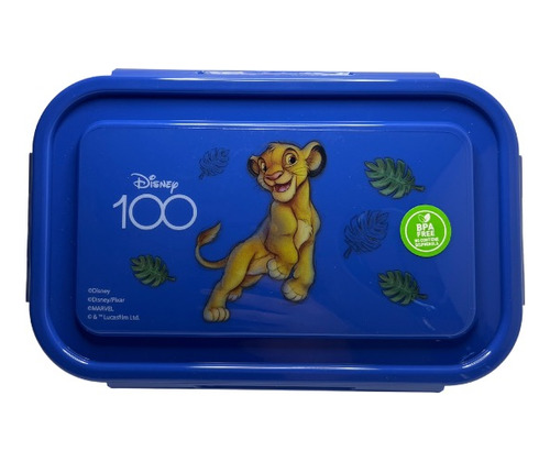 Hermético Rectangular 700 Ml Sketch Disney 100 Exclusivo 