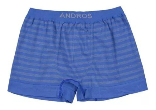 Pack X6 Andros Boxer Algodon Multirayas Art.5244 T.s Al Xxl