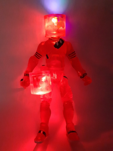 Figura Juguete Dj Marshmello Fortnite Rojo Con Luz 23cm Gd