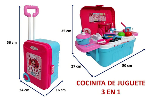 Cocina de juguete Eggy Toys 008-951A/2024 color rosa