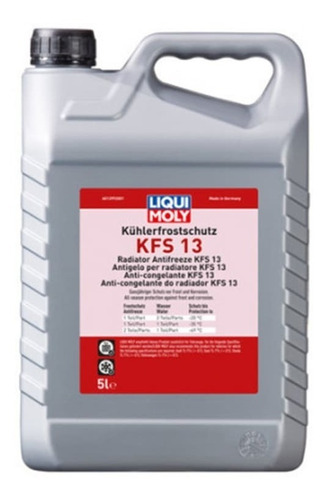 Refrierante 96% Kfs13 G13 Concent Rojo 5l Lm21140