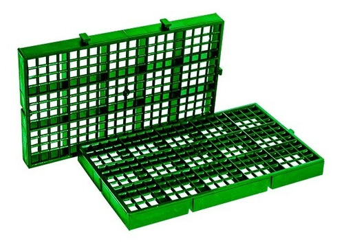 Imagen 1 de 9 de Deck Plástico Para Césped Verde- Apto Vehículos X 1 M2