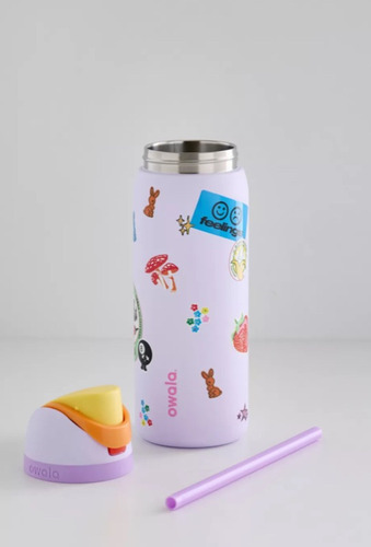 Termo Owala De 32 Oz Botella Freesip Acero Inoxidable Rose Lavanda