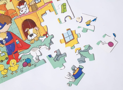 Imagen 4 de 10 de Rompecabezas Infantil Veterinaria Juguetes Didacticos Niños