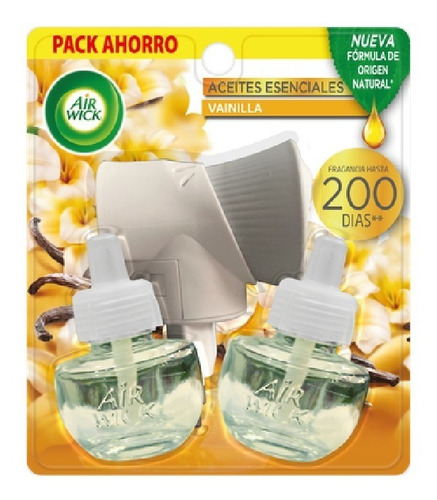 Air Wick Eléctrico Vainilla - Difusor + 2 Repuestos 21 Ml