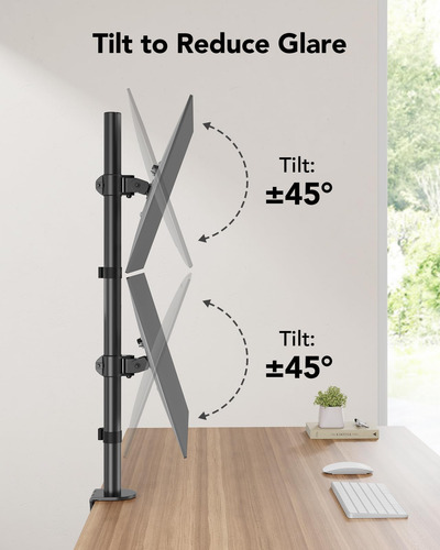 Suporte Vertical Para Monitor Duplo Huanuo, Suporte Para