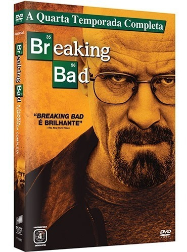 Dvds Breaking Bad - A Química Do Mal 4ª Temporada (4 Dvds) *