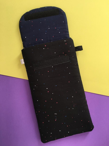 Capa Case Porta Teclado Pequeno Com Bolso Para Acessórios P